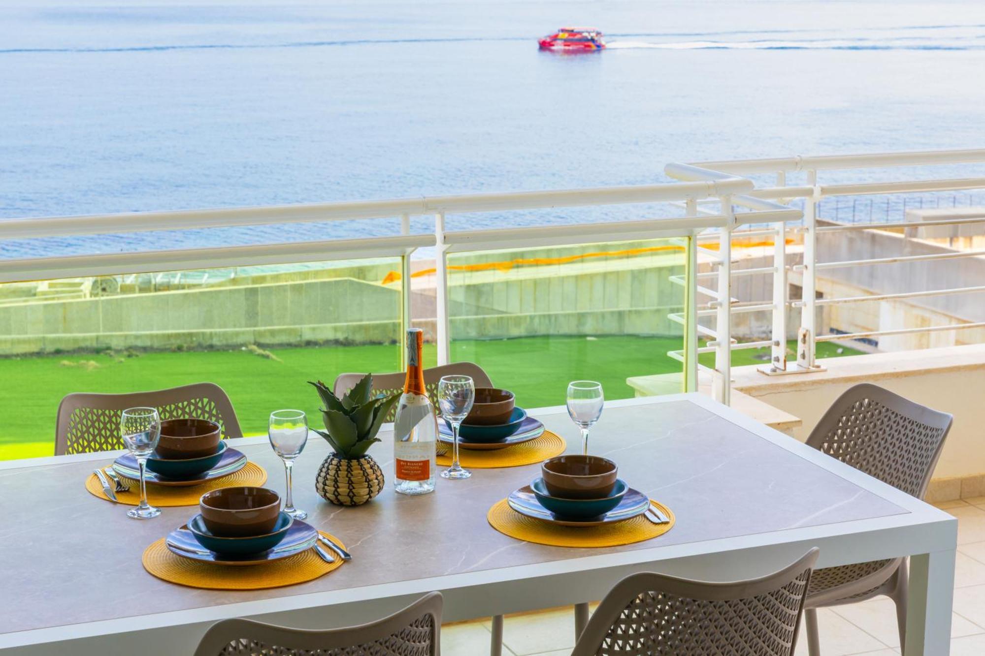 Luxury Seafront 3Br With Pool By Arcobnb Sliema Extérieur photo