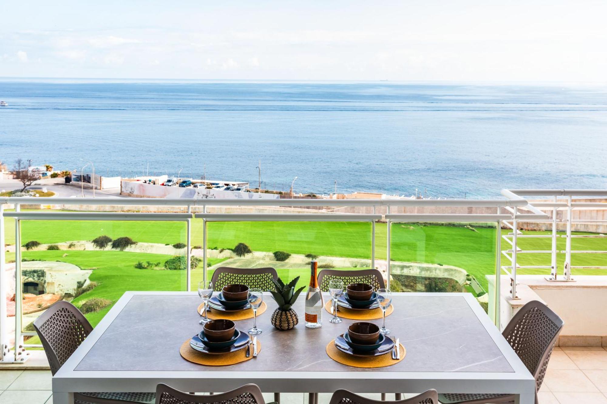 Luxury Seafront 3Br With Pool By Arcobnb Sliema Extérieur photo